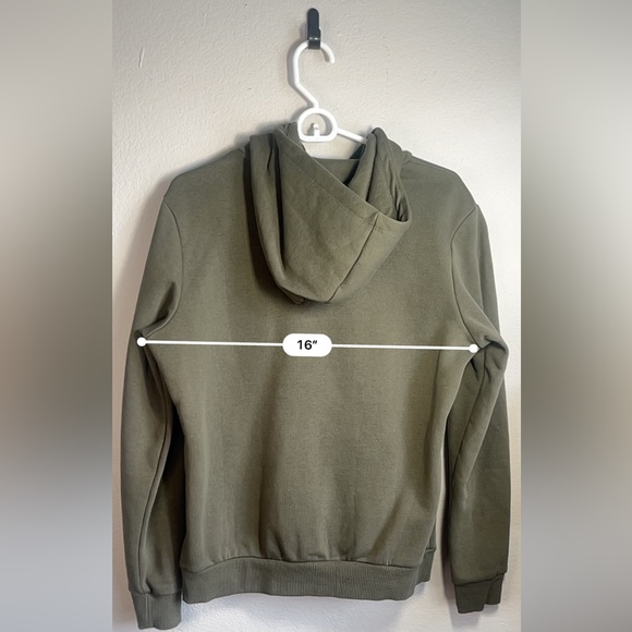 PUMA Women's Power Logo Hooded Sweatshirt, Grape Leaf - Picture 8 of 8